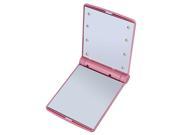 LED Make Up Mirror Cosmetic Mirror Folding Portable Compact Pocket Gift