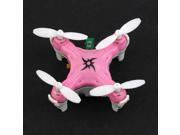 Mini 4 Axes 360 Degree Rotation 2.4G Remote Control Super Resistant Aircraft rose red