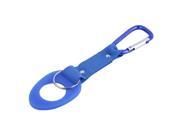 Carabiner Water Bottle Holder Camping Hiking Aluminum Rubber Buckle Hook