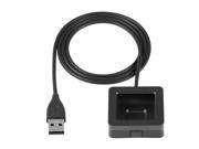 Replacement USB Charging Cable Charger Charging Cradle Charger Dock for Fitbit Blaze Smart Fitness Watch Charger Base Black
