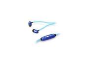 ILIVE iAEL65BU Glowing Earbuds with Microphone Blue