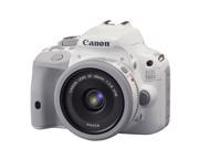 New CANON EOS 100D SL1 18.0MP DSLR White 40mm STM Lens Kit