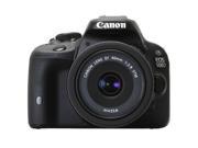 New CANON EOS 100D SL1 18.0MP DSLR Black 40mm STM Lens Kit
