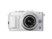New OLYMPUS PEN Lite Micro SLR E PL6 Digital Camera With 14 42mm Lens Kit White