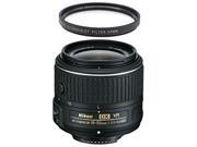NEW Nikon AF S DX NIKKOR 18 55mm f 3.5 5.6G VR II Zoom Lens UV Filter Bulk International Version