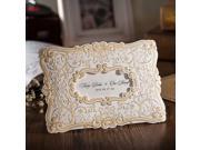 12pcs Wishmade Gold Lace Wedding Invitation Cards With Envelopes Seals Custom Personalized Printing HQ1036J 12