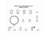 FAN239 175 Pop Tool Part Proset 1600 1600Mcs Seal Kit 1 PK
