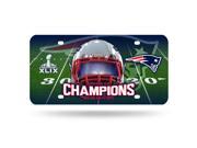 New England Patriots Super Bowl Champs Metal Plate