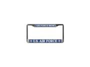 U.S. Air Force Mom Chrome License Plate Frame