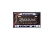 Pittsburgh Penguins Chrome license Plate Frame