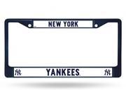 New York Yankees Anodized Blue License Plate Frame Free Screw Caps with this Frame
