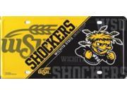Wichita State Shockers Metal License Plate