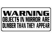 Warning Objects In The Mirror ... Photo License Plate