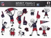 New England Patriots Family Spirit Decal Set