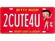 Betty Boop 2CUTE 4U License Plate