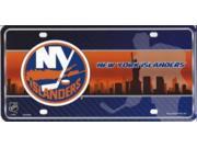 New York Islanders Metal License Plate