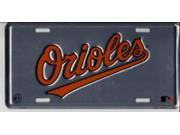 Baltimore Orioles Anodized License Plate