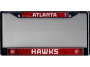 Atlanta Hawks Chrome License Plate Frame