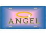 Angel With Halo Metal License Plate
