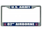 US Army 82nd Airborne Photo License Plate Frame