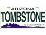 Arizona Tombstone License Plate