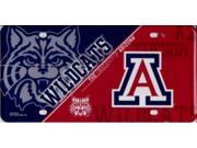 U Of A Arizona Wildcats Metal License Plate