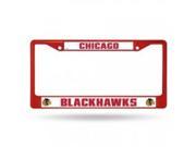 Chicago Blackhawks Anodized Red License Plate Frame