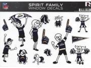 San Diego Chargers Family Spirit Decal Set