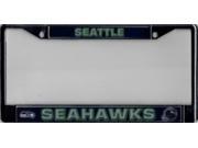 Seattle Seahawks Chrome License Plate Frame