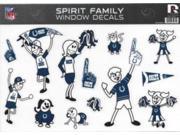 Indianapolis Colts Family Spirit Decal Set