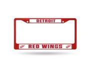 Detroit Red Wings Anodized Red License Plate Frame Free Screw Caps with this Frame
