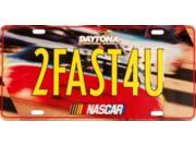 NASCAR 2FAST4U License Plate