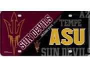 ASU Arizona State Sun Devils Metal License Plate