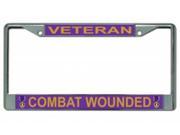 Combat Wounded Veteran Photo License Plate Frame