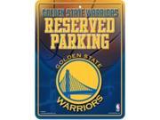 Golden State Warriors Metal Parking Sign