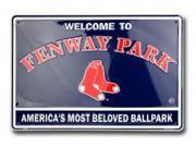 Boston Red Sox Fenway Park Metal Parking Sign