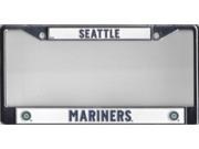 Seattle Mariners Chrome License Plate Frame