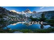 Amazing Grace Mountain Lake Scene Photo License Plate