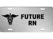 Future RN Brushed Aluminum Photo License Plate