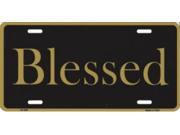 Blessed Metal License Plate