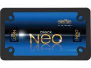 Black Neo Thin Panel Motorcycle License Plate Frame