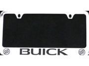 Buick With Black Logo Chrome License Plate Frame