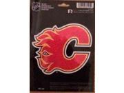 Calgary Flames Glitter Die Cut Vinyl Decal