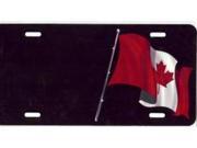 Canada Flag Offset Airbrush License Plate Free Names on Air Brush