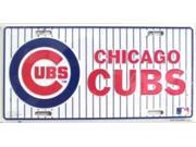 Chicago Cubs Pinstripe License Plate