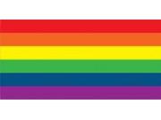 Gay Pride Flag Photo License Plate