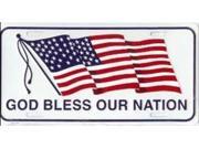 God Bless Our Nation License Plate