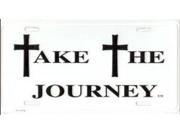 Take The Journey License Plate