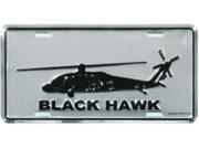 Black Hawk License Plate