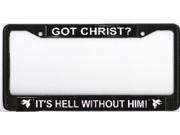 Got Jesus? Photo License Plate Frame Free Screw Caps Included